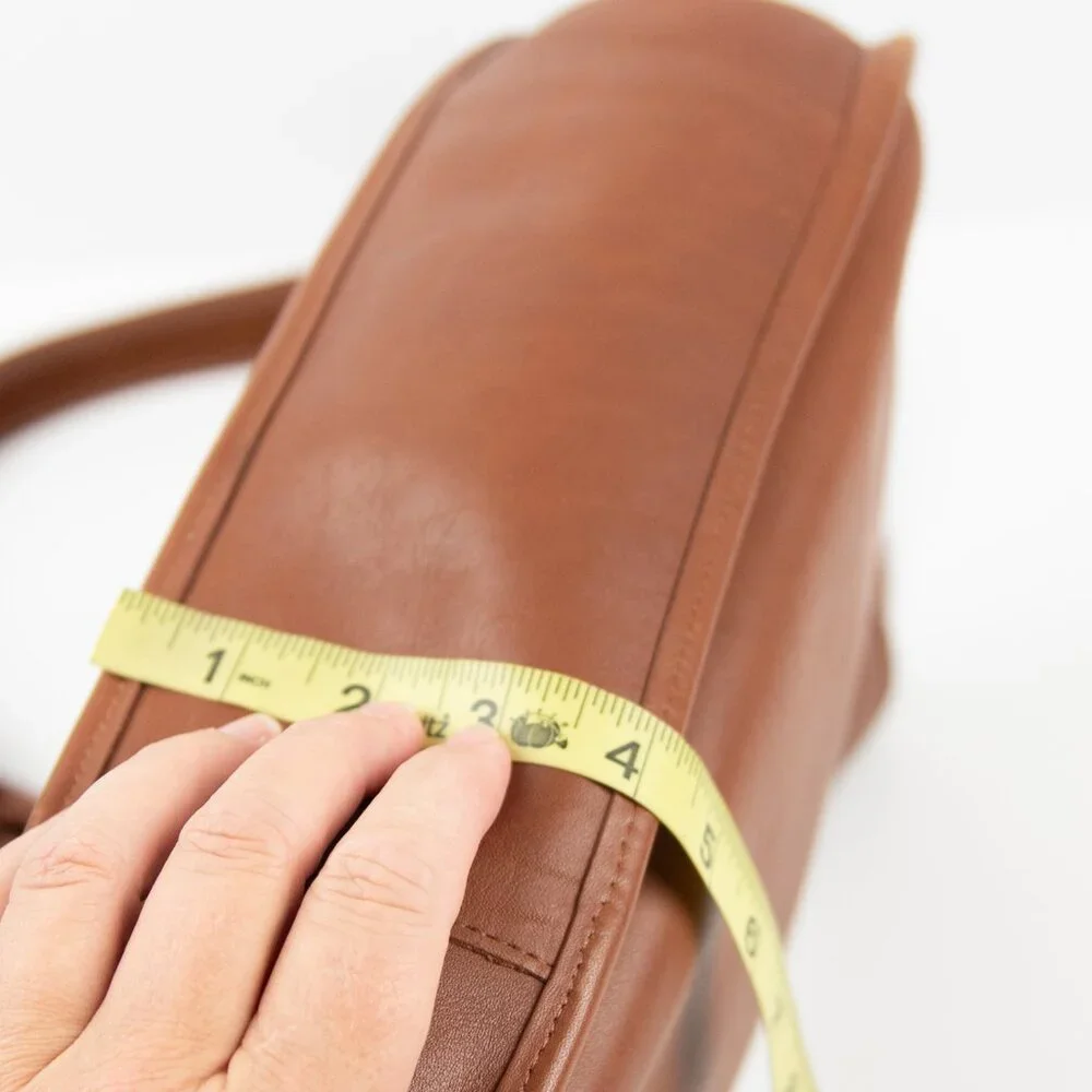 Vintage Coach Taft Bag 9980 Leather Purse Crossbody Bag British Tan EUC - Picture 11 of 12